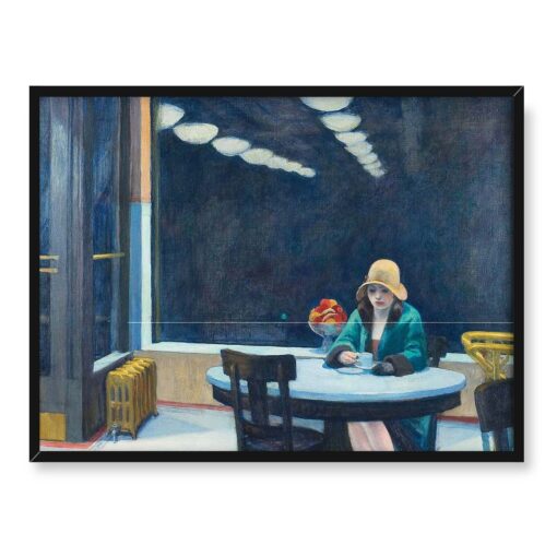 Edward Hopper Automat 40x30