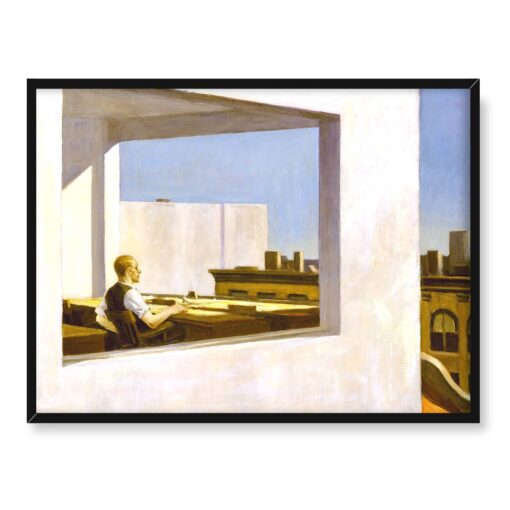 Edward Hopper Biuro w małym mieście 40x30
