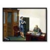 Edward Hopper Biuro w nocy 40×30 w RAMIE