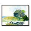 Edward Hopper Chata na plaży przy skałach 40×30
