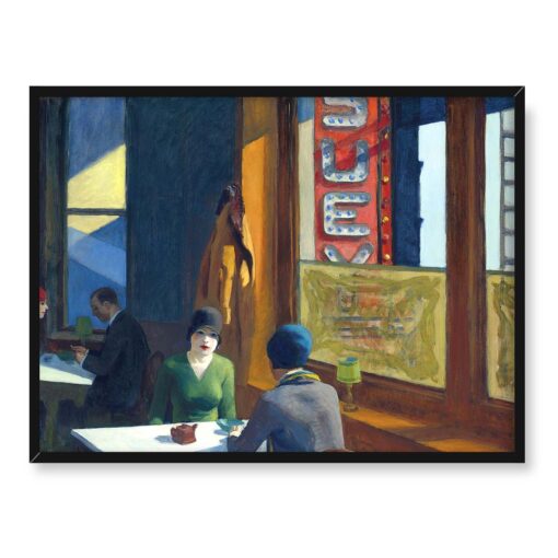 Edward Hopper Chop Suey 40x30