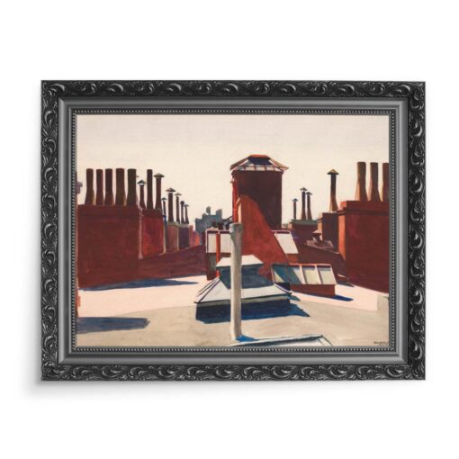 Edward Hopper Dachy mały 70x50 wydruk na płótnie CANVAS