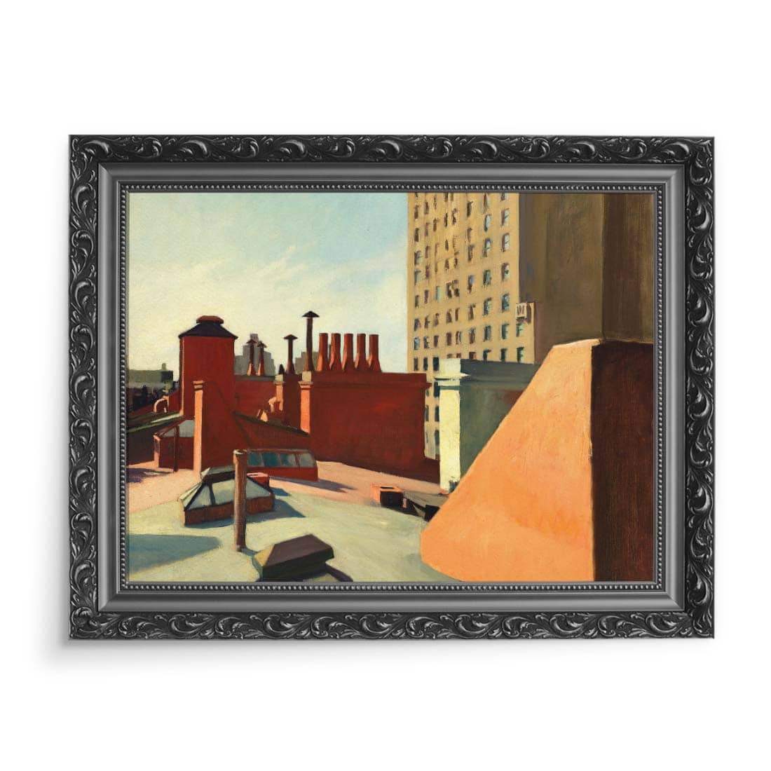 Edward Hopper Dachy miasta 70x50 wydruk na płótnie CANVAS