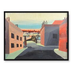 Edward Hopper Dachy miasta mały 40×30