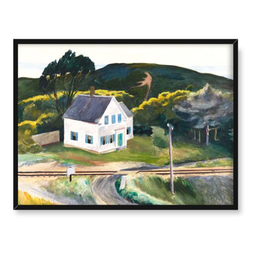 Edward Hopper Dom Kapitana Kellyego 40x30