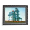 Edward Hopper Dom przy torach 70×50 wydruk na płótnie CANVAS