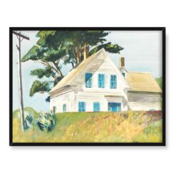 Edward Hopper Domek przy nasypie kolejowym 40×30