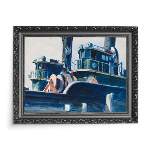 Edward Hopper Dwa Trawlery 70x50 wydruk na płótnie CANVAS