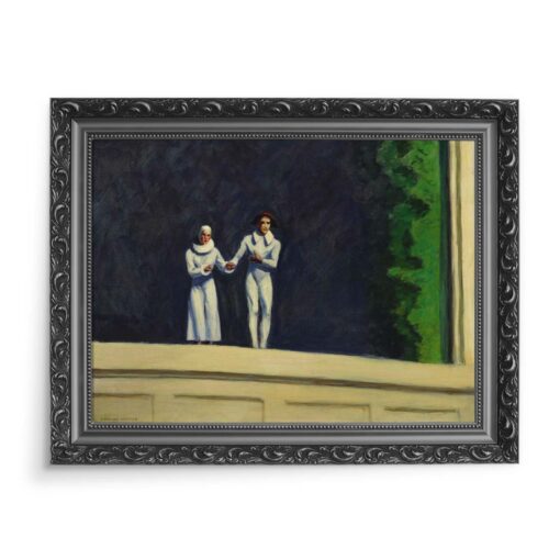 Edward Hopper Dwaj komedianci 70x50 wydruk na płótnie CANVAS