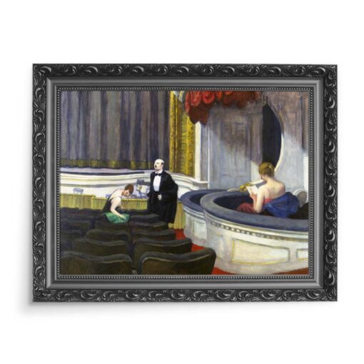 Edward Hopper Dwoje w przejściu 70x50 wydruk na płótnie CANVAS