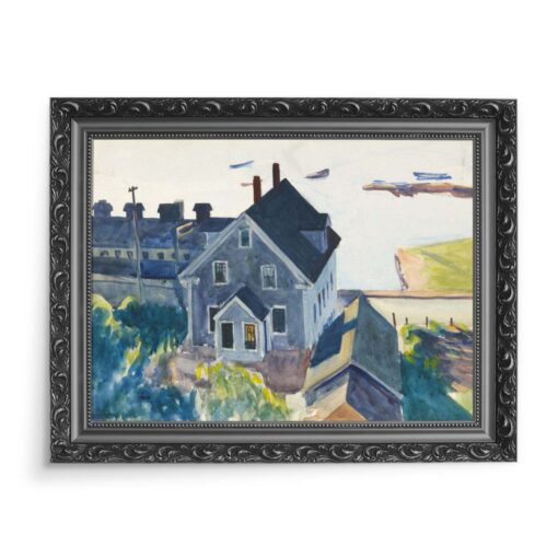 Edward Hopper Fabryka w Gloucester 70x50 wydruk na płótnie CANVAS