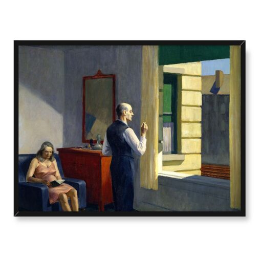 Edward Hopper Hotel przy torach 40x30