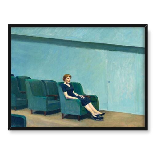 Edward Hopper Intermission 40x30 w RAMIE