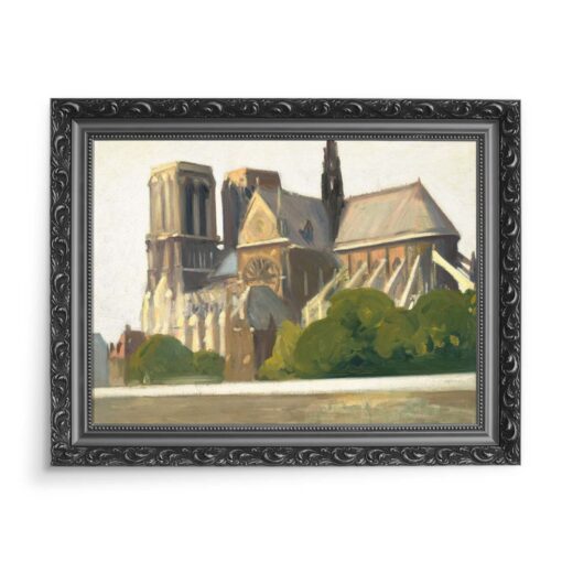 Edward Hopper Katedra Notre Dame Paryż 70x50 wydruk na płótnie CANVAS