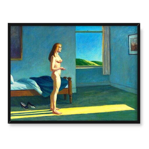 Edward Hopper Kobieta w słońcu 40x30 w RAMIE