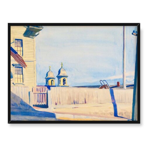 Edward Hopper Kościół portugalski w Gloucester 40x30