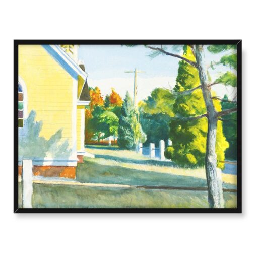 Edward Hopper Kościół w Eastham 40x30
