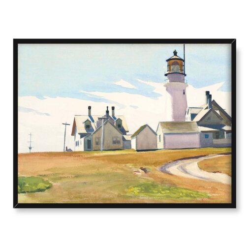 Edward Hopper Latarnia Highland 40x30 w RAMIE