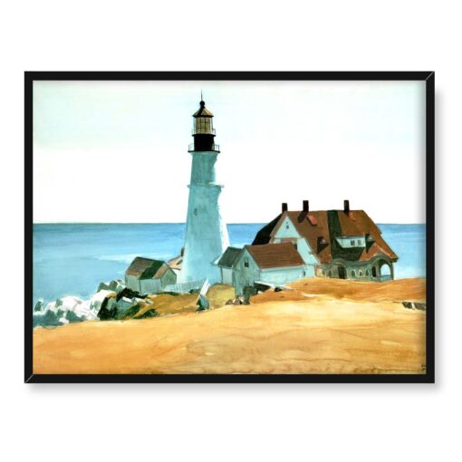 Edward Hopper Latarnia i morze 40x30