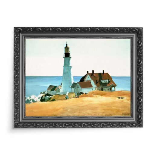 Edward Hopper Latarnia i morze 70x50 wydruk na płótnie CANVAS