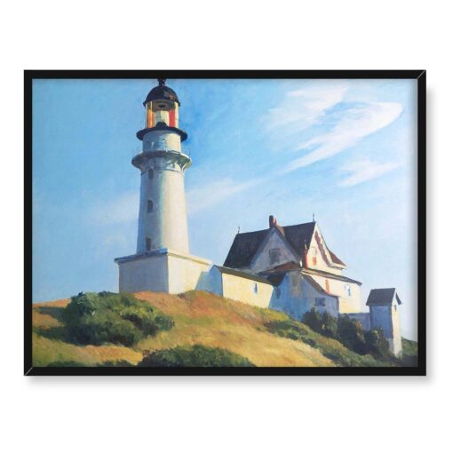 Edward Hopper Latarnia Two Lights 40x30