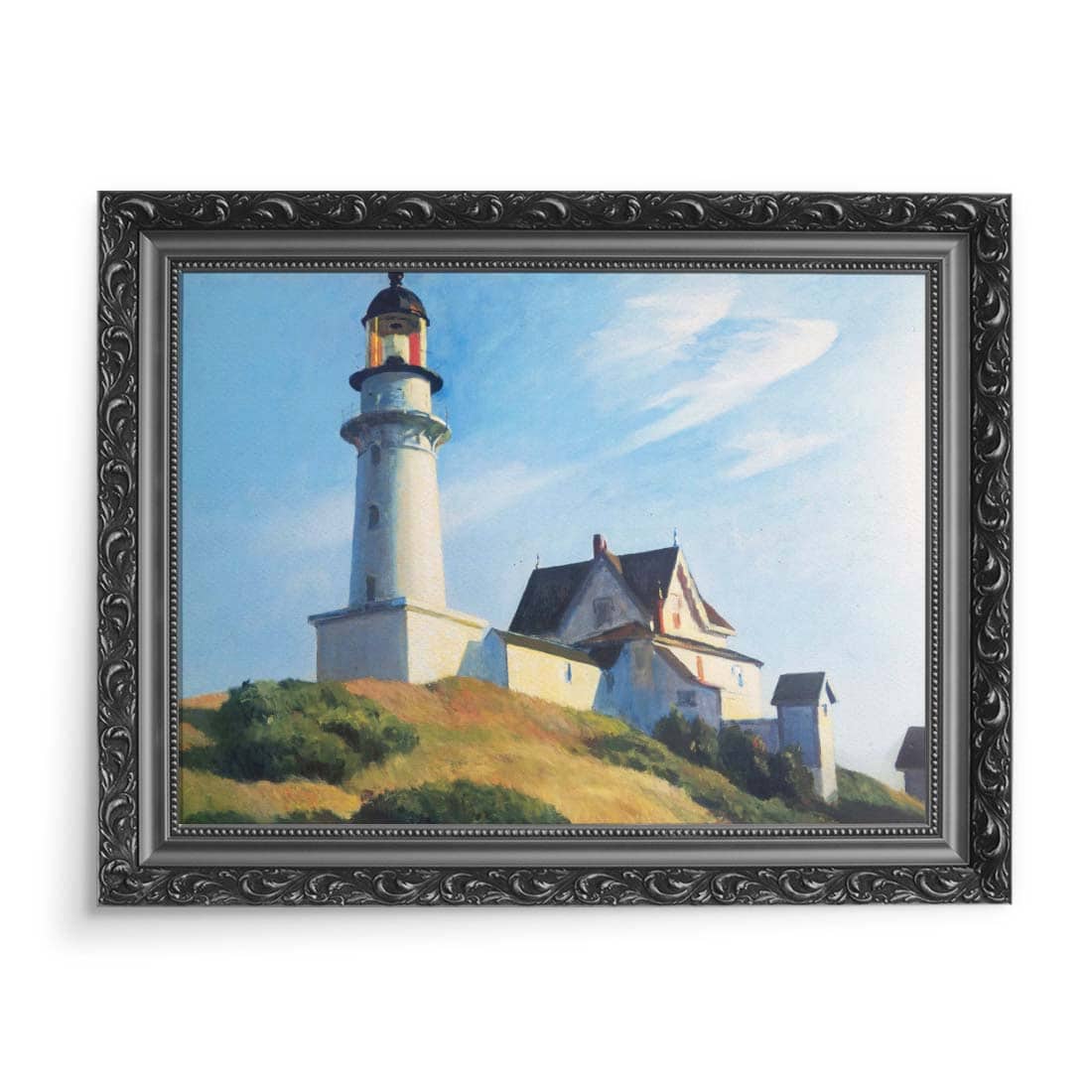 Edward Hopper Latarnia Two Lights 70x50 wydruk na płótnie CANVAS