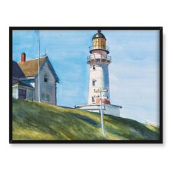Edward Hopper Latarnia w Two Lights 40×30