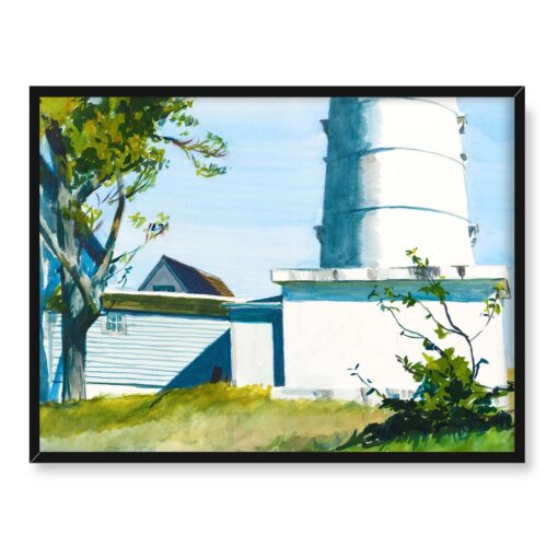 Edward Hopper Latarnia w w Two Lights 40x30