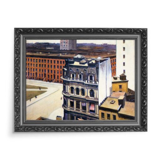 Edward Hopper Miasto 70x50 wydruk na płótnie CANVAS