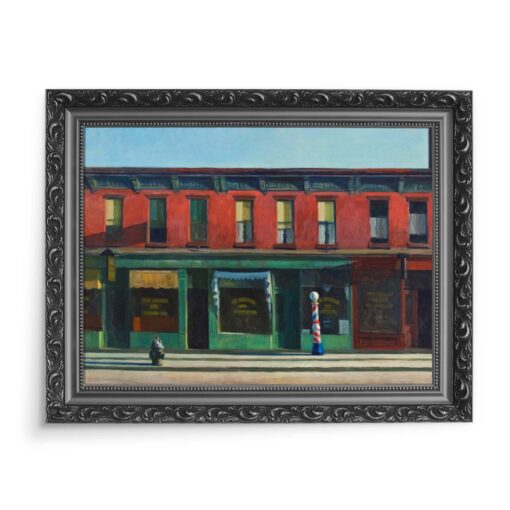 Edward Hopper Niedzielny poranek 70x50 wydruk na płótnie CANVAS