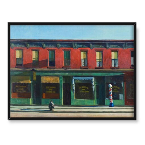 Edward Hopper Niedzielny poranek OK 40x30
