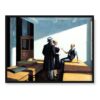 Edward Hopper Nocna konferencja 40×30 w RAMIE