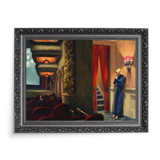 Edward Hopper Nowojorskie kino 70x50 wydruk na płótnie CANVAS