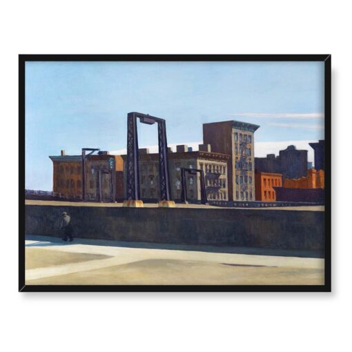 Edward Hopper Nowy Jork 2 40x30 w RAMIE