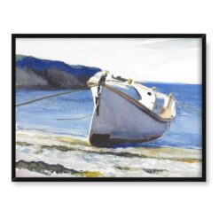Edward Hopper Łódź straży przybrzeżnej 40×30