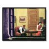 Edward Hopper Pokój w Nowym Jorku 40×30 w RAMIE