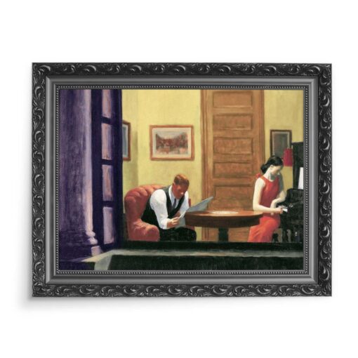Edward Hopper Pokój w Nowym Jorku 70x50 wydruk na płótnie CANVAS