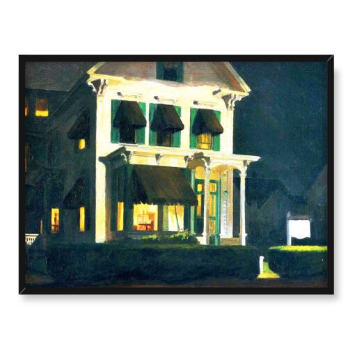 Edward Hopper Pokoje dla turystów 40x30 w RAMIE