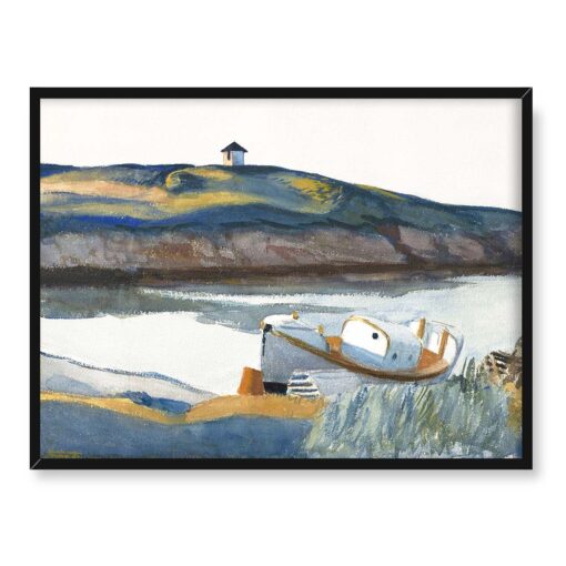 Edward Hopper Posterunek straży przybrzeżnej 40x30 w RAMIE
