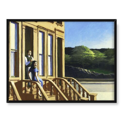 Edward Hopper Słońce na schodach 40x30