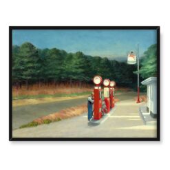 Edward Hopper Stacja benzynowa 40×30