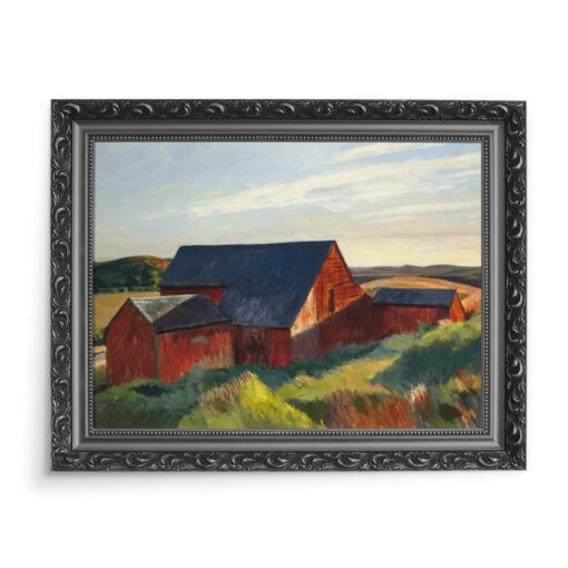 Edward Hopper Stodoły Cobba 70x50 wydruk na płótnie CANVAS