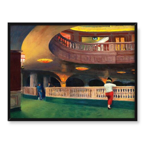 Edward Hopper Teatr Sheridan 40x30