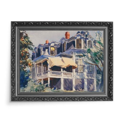 Edward Hopper The Mansard Roof 70x50 wydruk na płótnie CANVAS