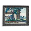 Edward Hopper Tory kolejowe w Lime Rock 70×50 wydruk na płótnie CANVAS