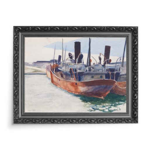 Edward Hopper Trawler 70x50 wydruk na płótnie CANVAS