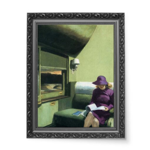 Edward Hopper W pociągu 50x70 wydruk na płótnie CANVAS