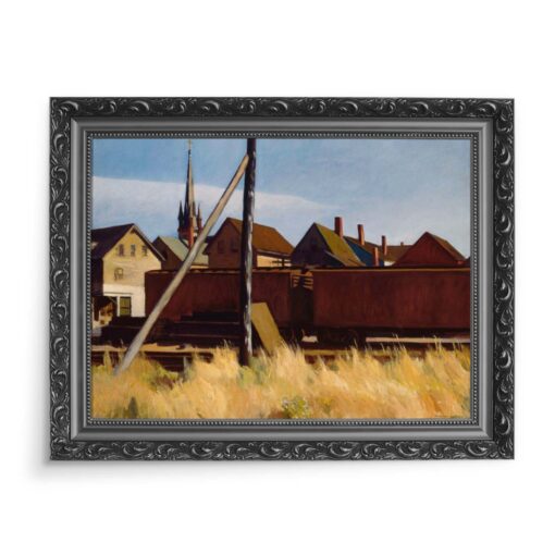 Edward Hopper Wagony Gloucester 70x50 wydruk na płótnie CANVAS