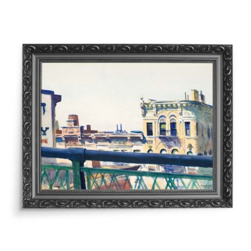 Edward Hopper Widok z apartamentu 70x50 wydruk na płótnie CANVAS