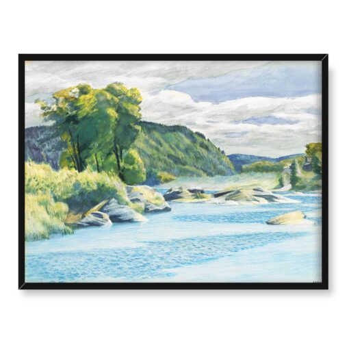 Edward Hopper Wietrzny dzień 40x30